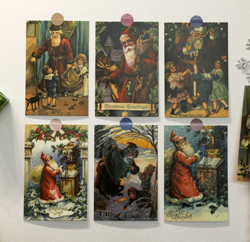 15pcs Vintage Christmas Greeting Cards